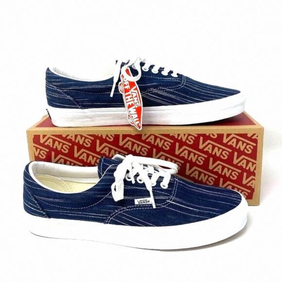 Vans Other - 💖MEGA SALE💖VANS Era Suiting Blue Navy Stripes VN0A4U392RI Men's Textile Casual
